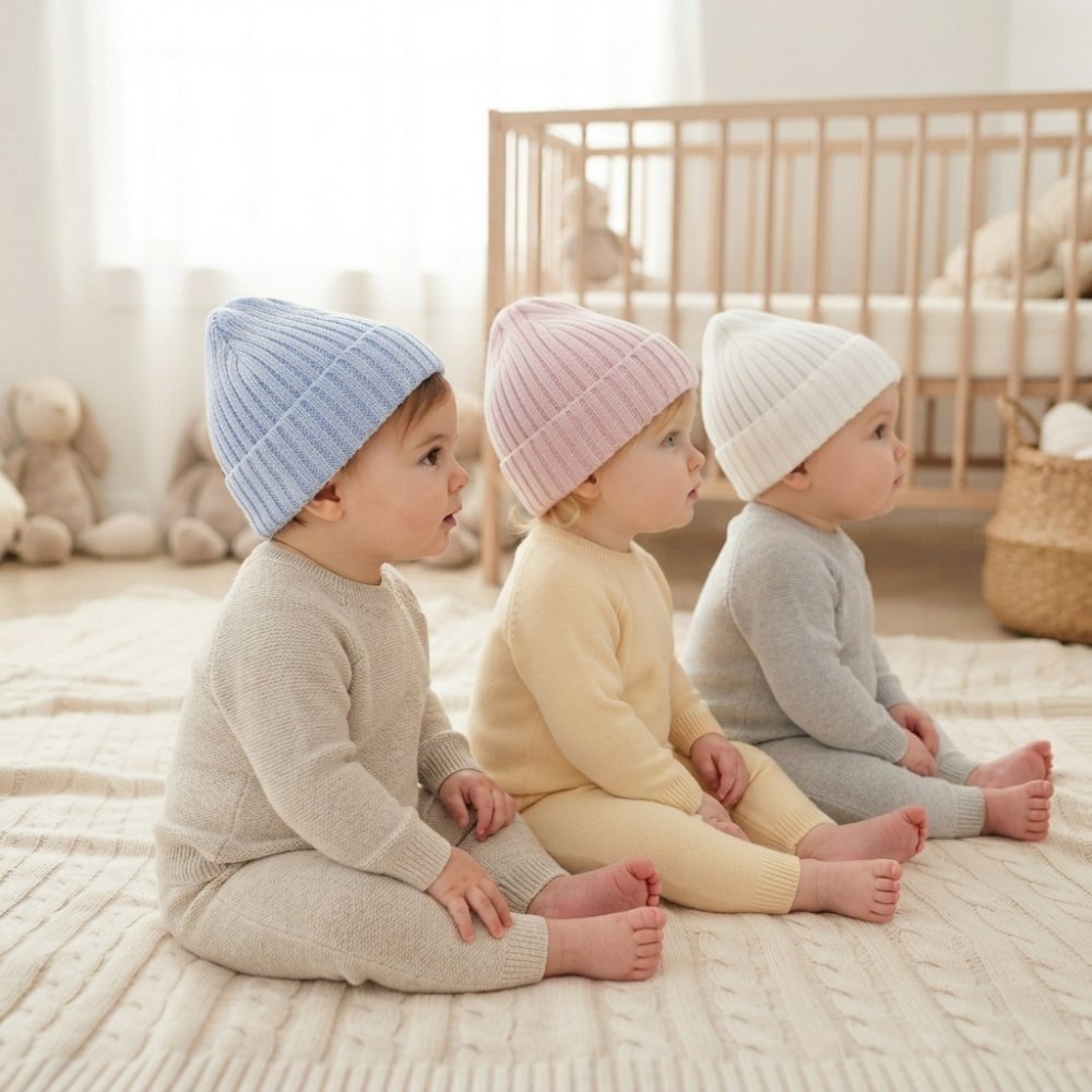 CM1740-2: Baby Rib Knit Hat (3-12 Months) CM1740-2: Baby Rib Knit Hat (3-12 Months)